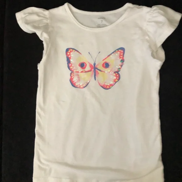 Butterfly Shirt and Skirt Set Size 7 (NWOT) - Picture 4 of 5